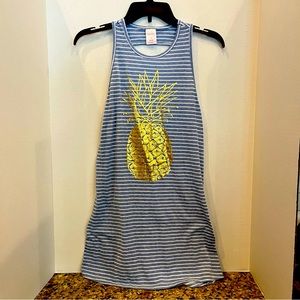 Ladies Beach Cover-Up with Pineapple Design